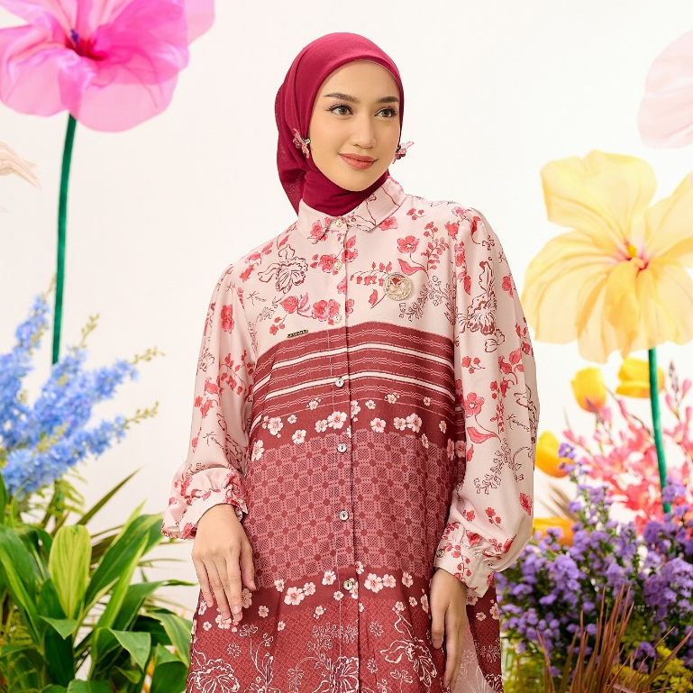 Kamima - Mariposa -  Edith Blouse in Ruby