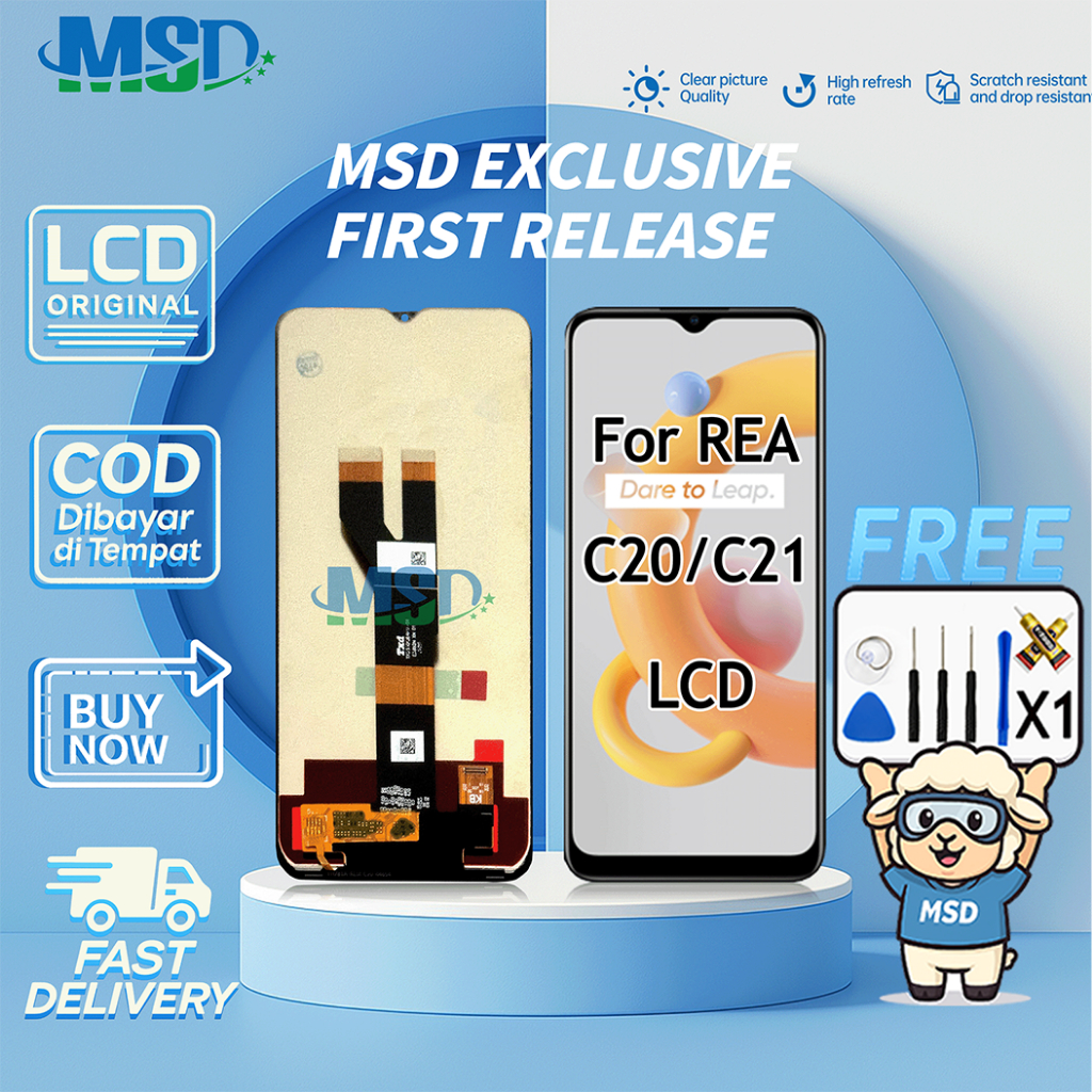 LCD TOUCHSREEN REALME C20 - LCD REALME C21 - LCD REALME C20 LCD NARZO 50I UNIVERSAL FULLSET