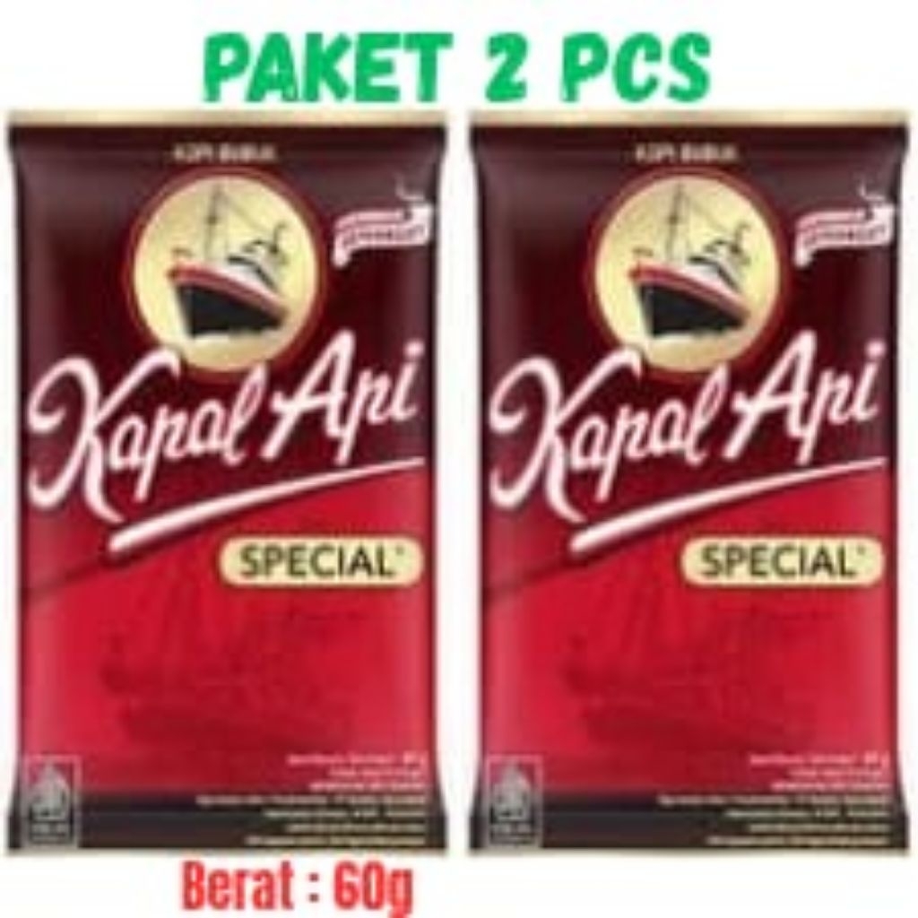 

Kopi Bubuk KAPAL API 60gr x 2