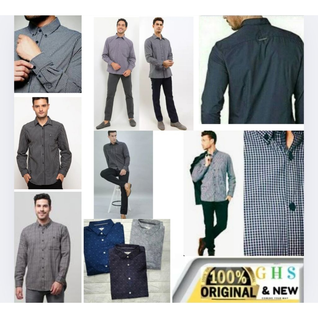 Kemeja Pria Lengan Panjang TomTailor Original Branded