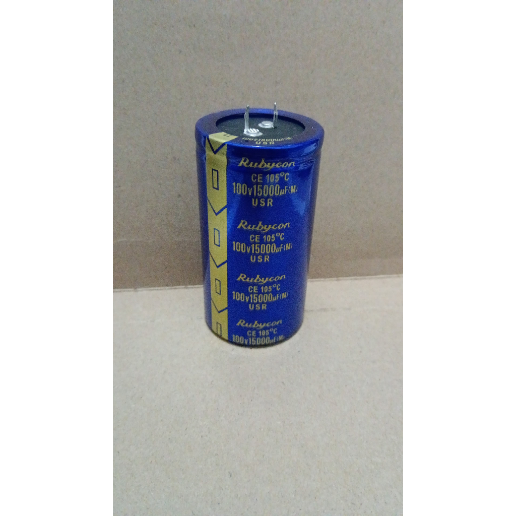 8410 kapasitor elco elko 15000uf 15.000uf 15000 uf 100v rubycon usr