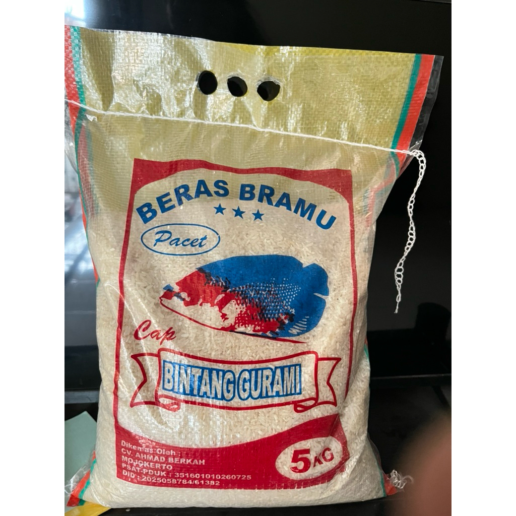 

bramo 5 kg cap bintang gurami