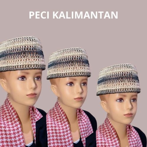 peci rotan kalimantan / peci rotan asli/ peci rotan elegan