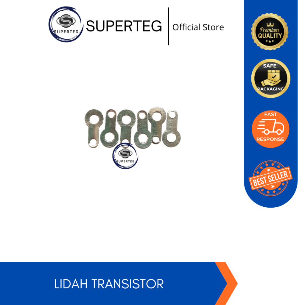 Lidah Transistor / Clamp Pendingin Transistor (100 pcs) / Kaki Transistor