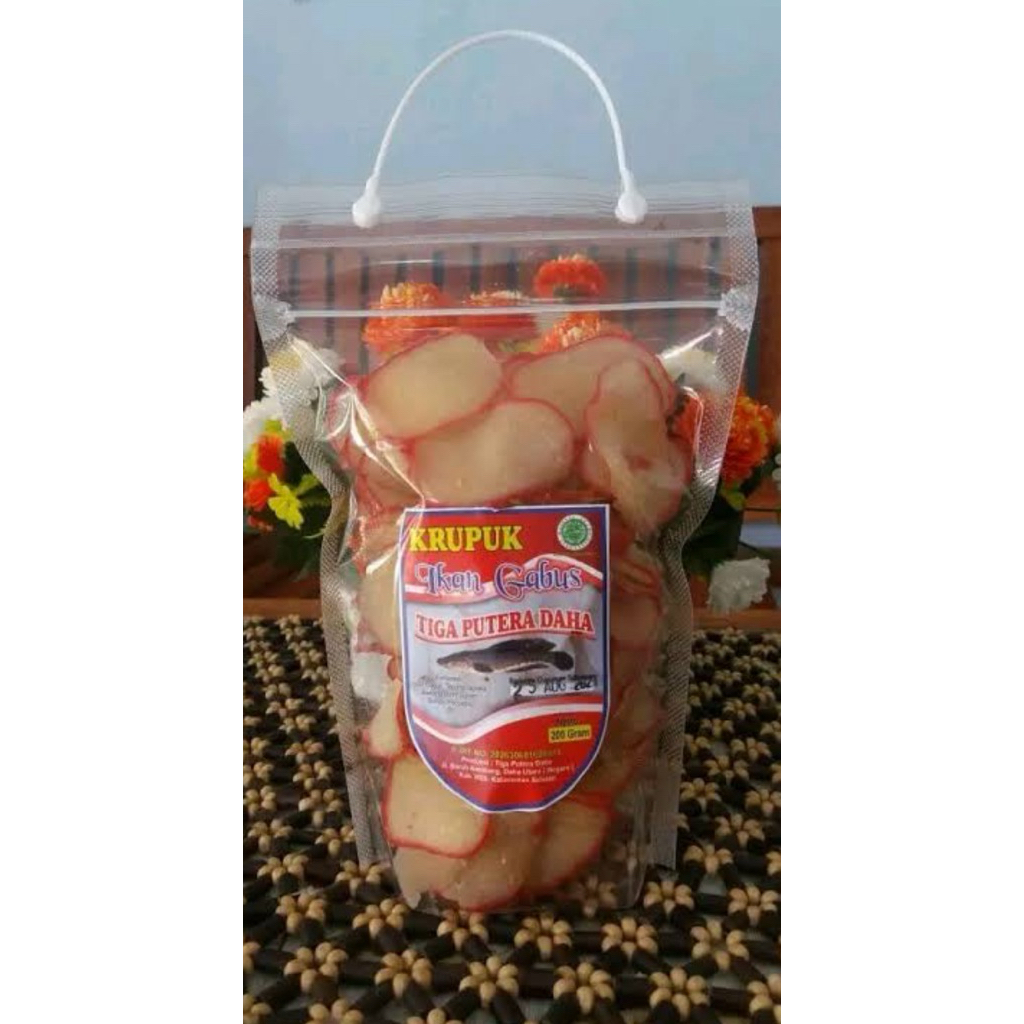 

Kerupuk ikan haruan mentah 1kg