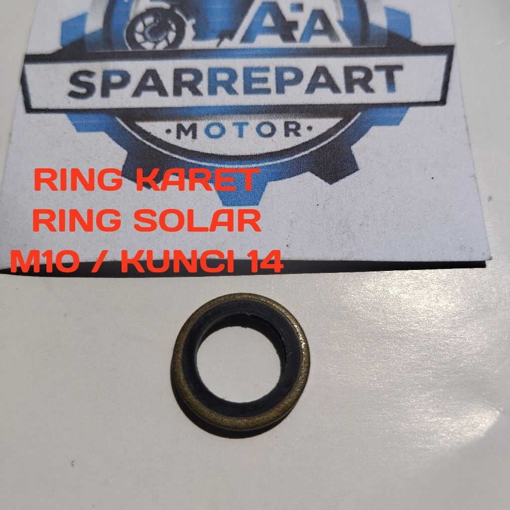Ring Solar RING KARET M10 Ring 14 Untuk Baut Nepel Selang Rem Universal