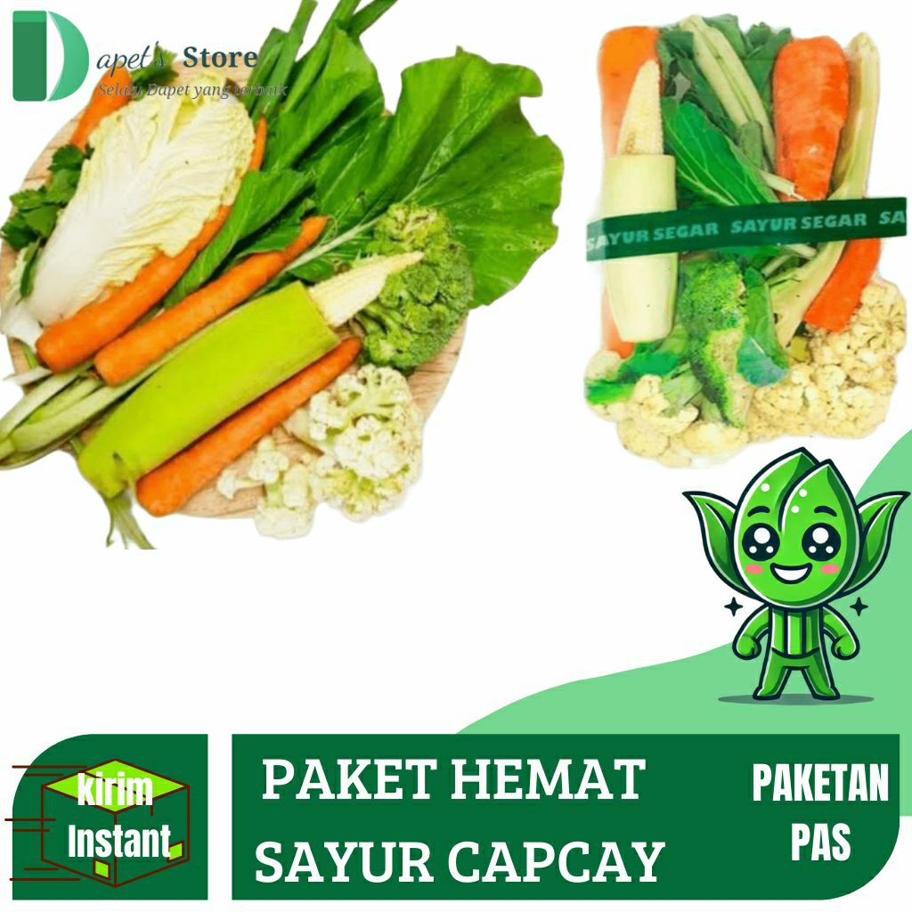 

Paket Komplit Sayur Capcay Sayuran Segar Hemat 1 Pack - Dapet'S Store