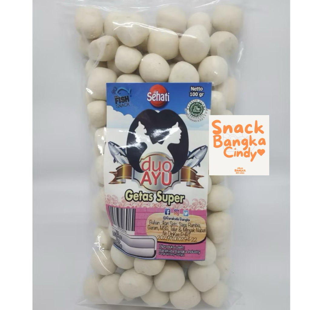 

Kerupuk Getas Duo Ayu Bulat Kecil Snack Bangka