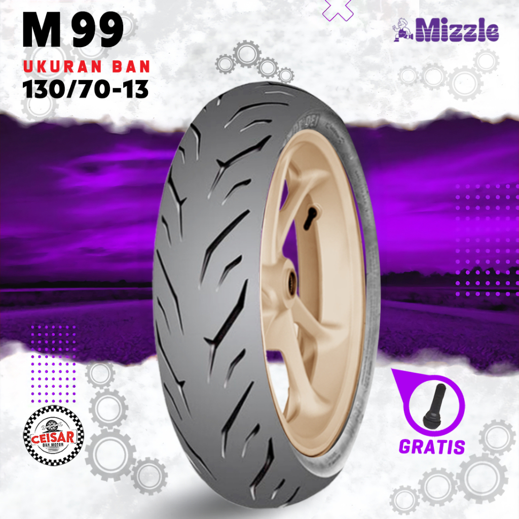 [PROMO MURAH] Ban Belakang Motor NMAX MIZZLE M99 130/70 Ring 13 Tubeless