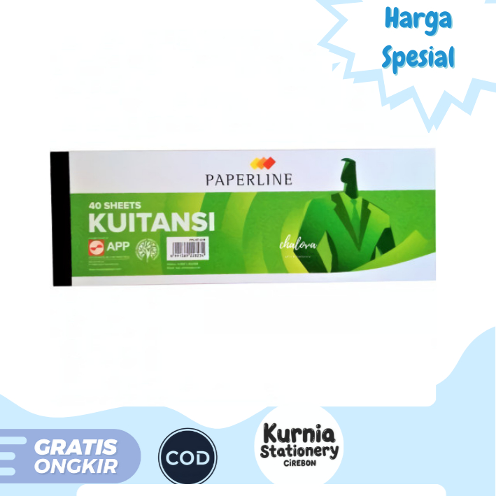 

Paperline Buku Kwitansi Kecil, Sedang & Besar (Satuan)