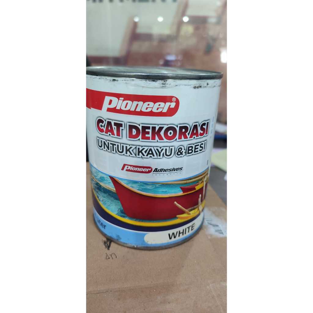 CAT KAPAL PIONEER MARINE QUICK DRY ENAMEL SAFETY WHITE 1L CAT KAPAL CEPAT KERING CAT KAYU CAT BESI C