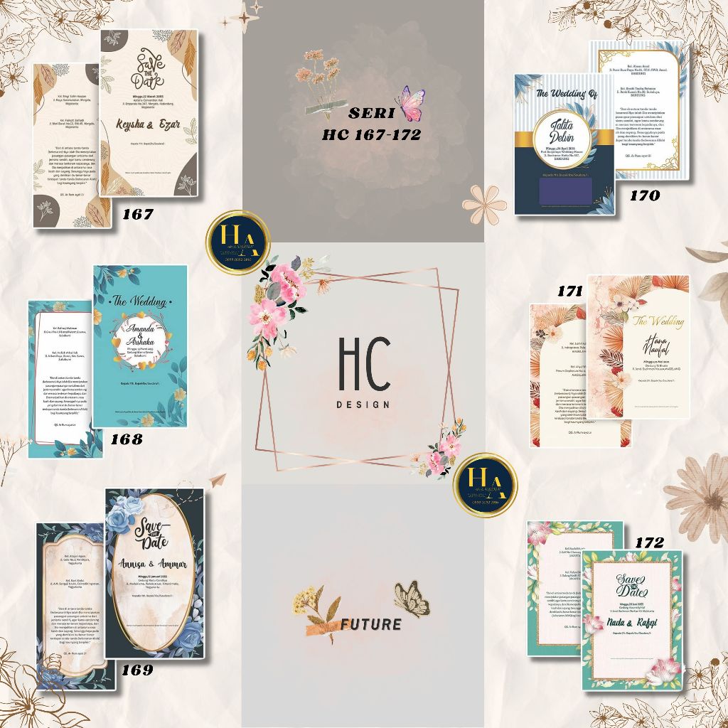 BLANGKO CETAK UNDANGAN PERNIKAHAN MURAH NIKAH NGUNDUH MANTU ULIMATUL URSY SERI HC 167 168 169 170 17