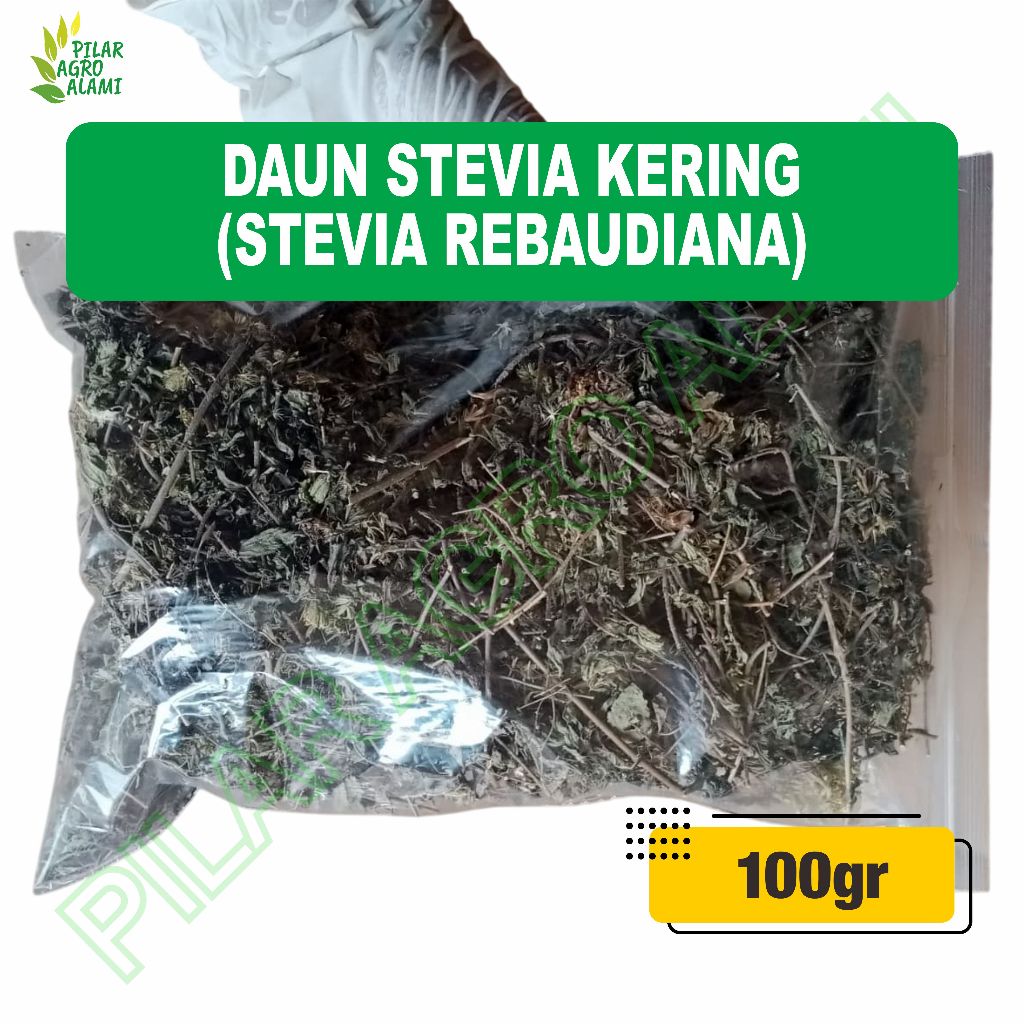 

Stevia kering 100gr pengganti gula untuk pemanis alami