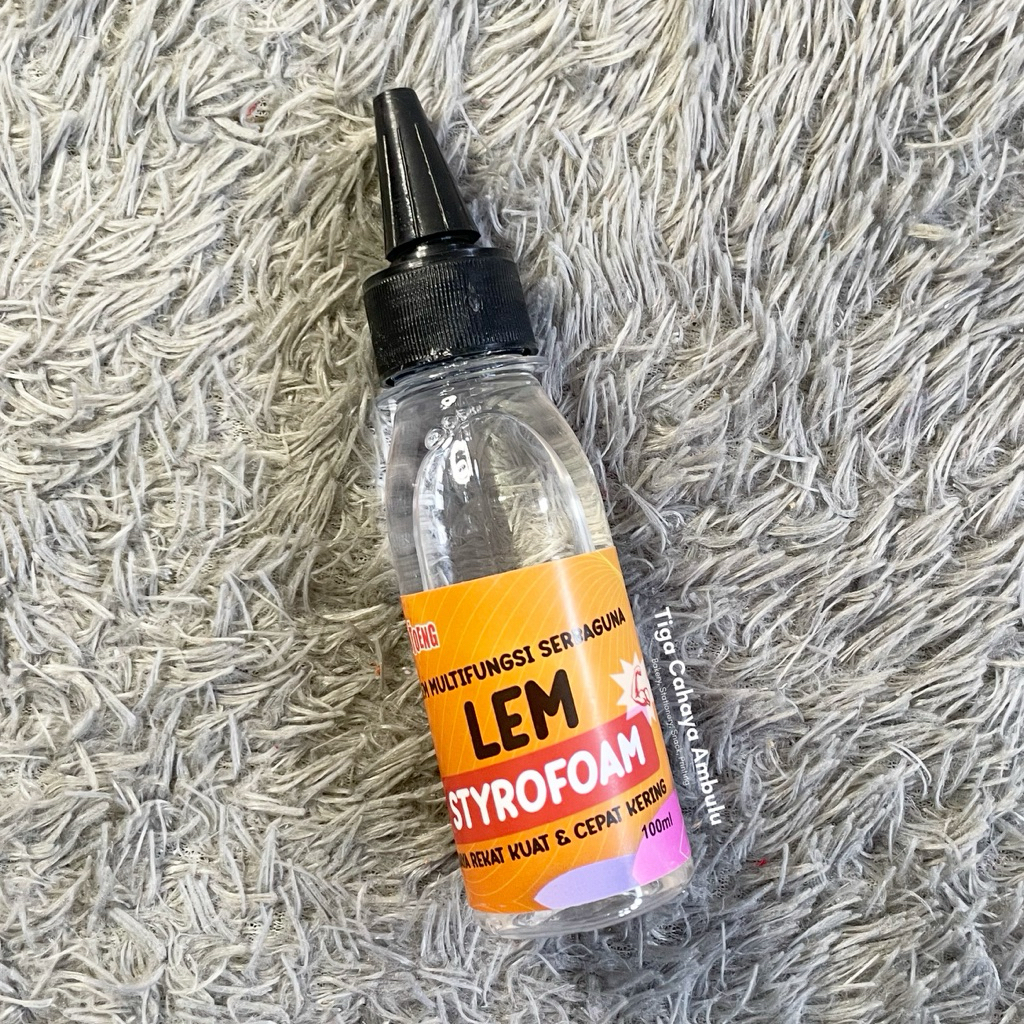 

Lem Styrofoam 100ml (Kuat dan Cepat Kering) SHINTOENG