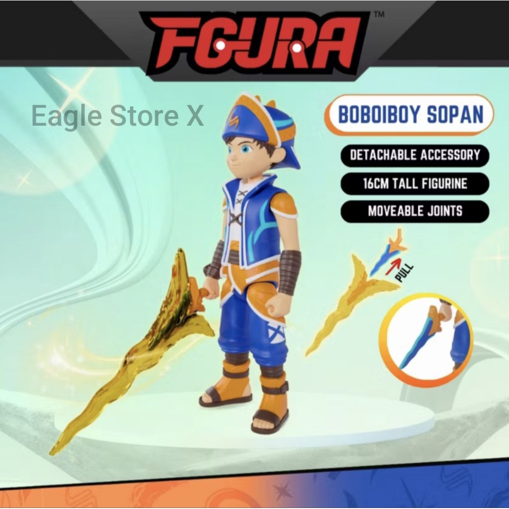 FGURA Boboiboy Sopan Official Figure Monsta Malaysia