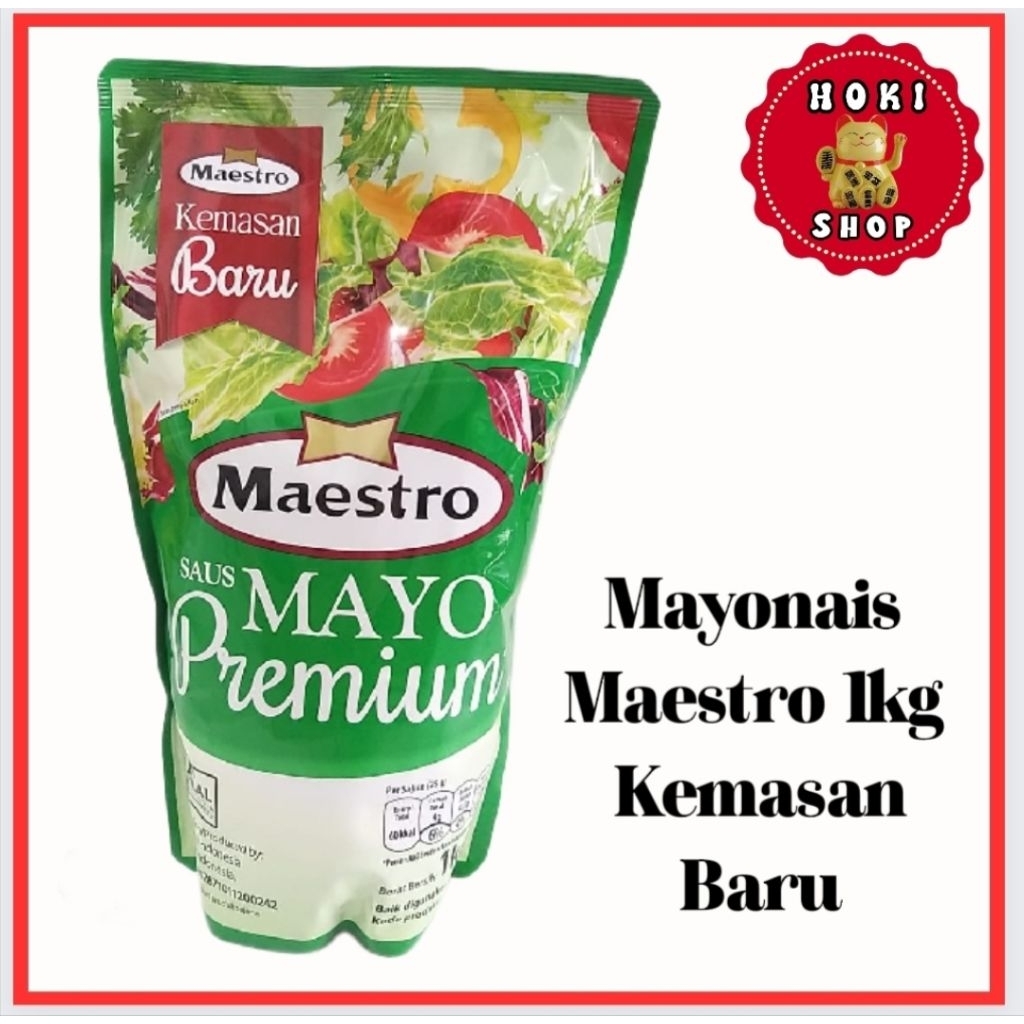 

Mayonise Maestro 1kg Kemasan Baru / Maestro Mayonais / Mayones