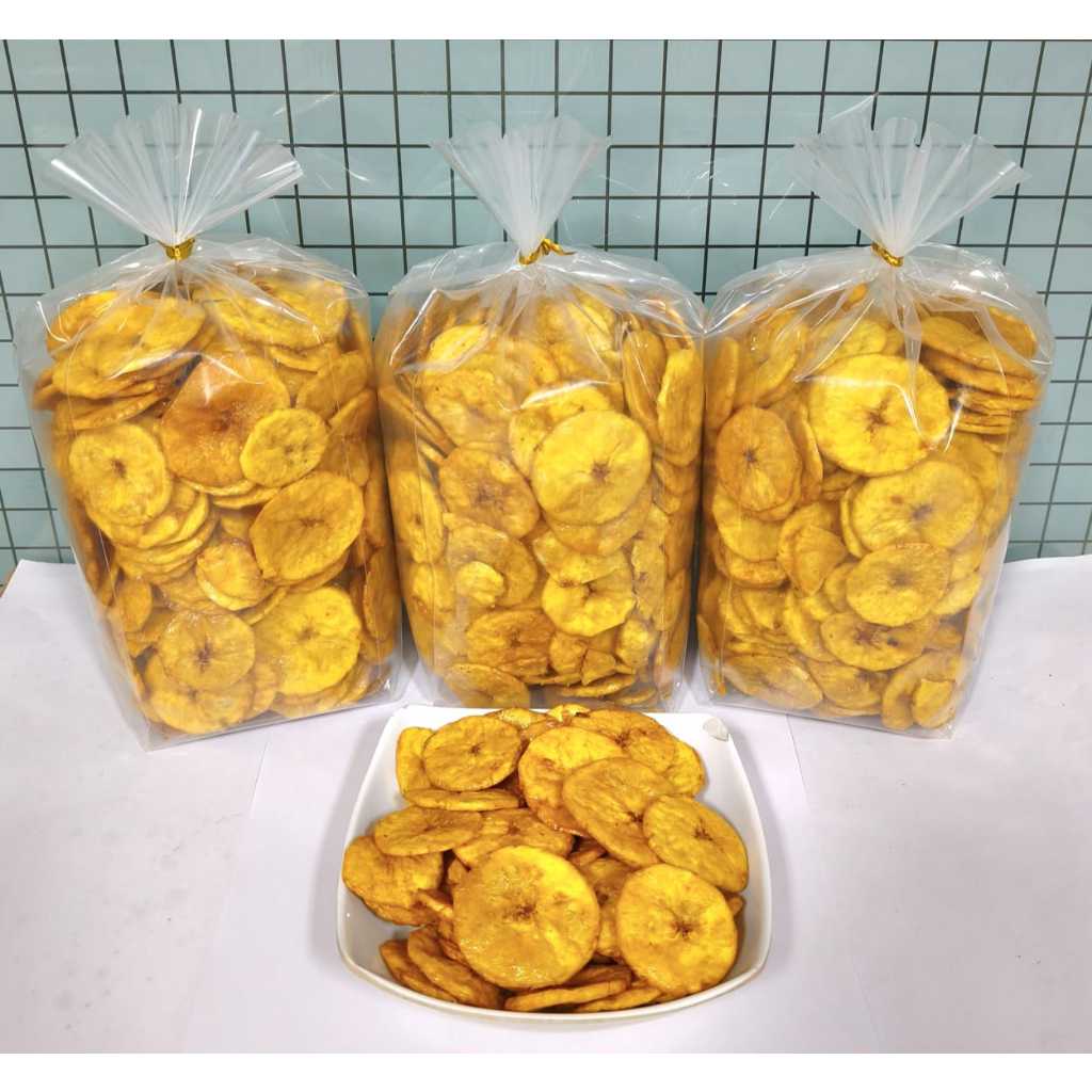

KERIPIK PISANG MANIS 500 GR / PISANG MANIS / PISANG COIN / PISANG KOIN / KERIPIK UBI UNGU MANIS RENYAH 500 GR