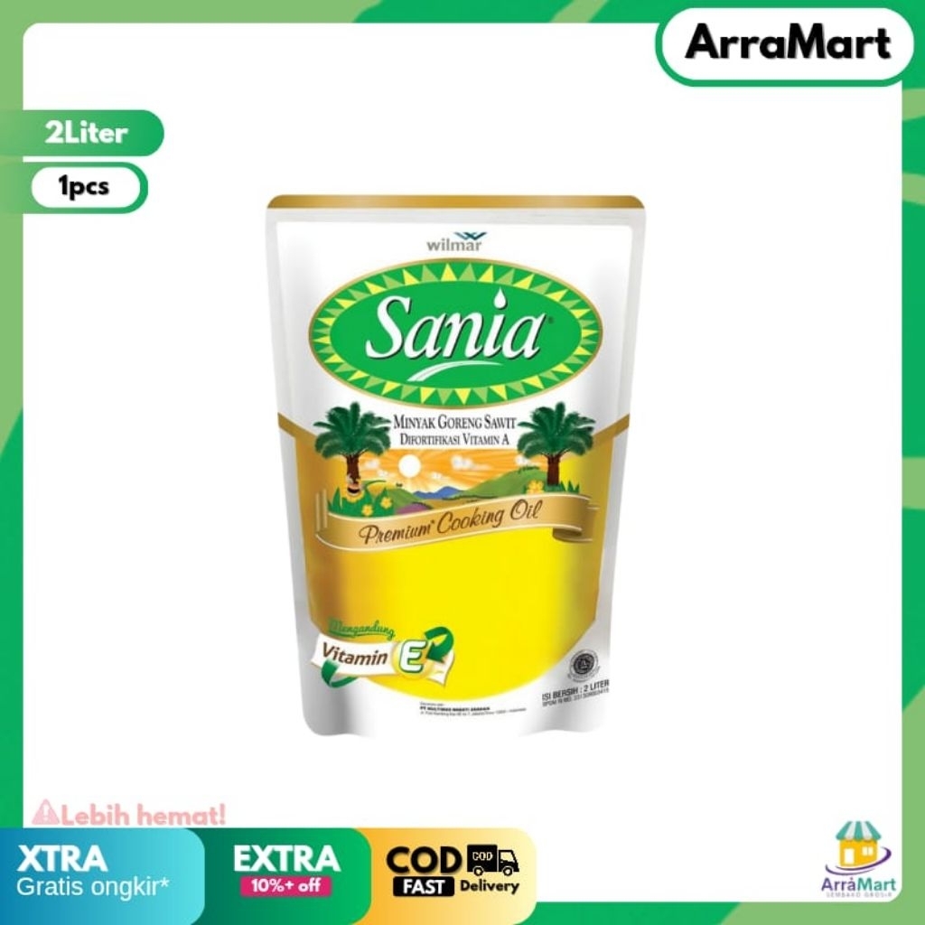 

Sania Minyak Goreng Pouch 2liter