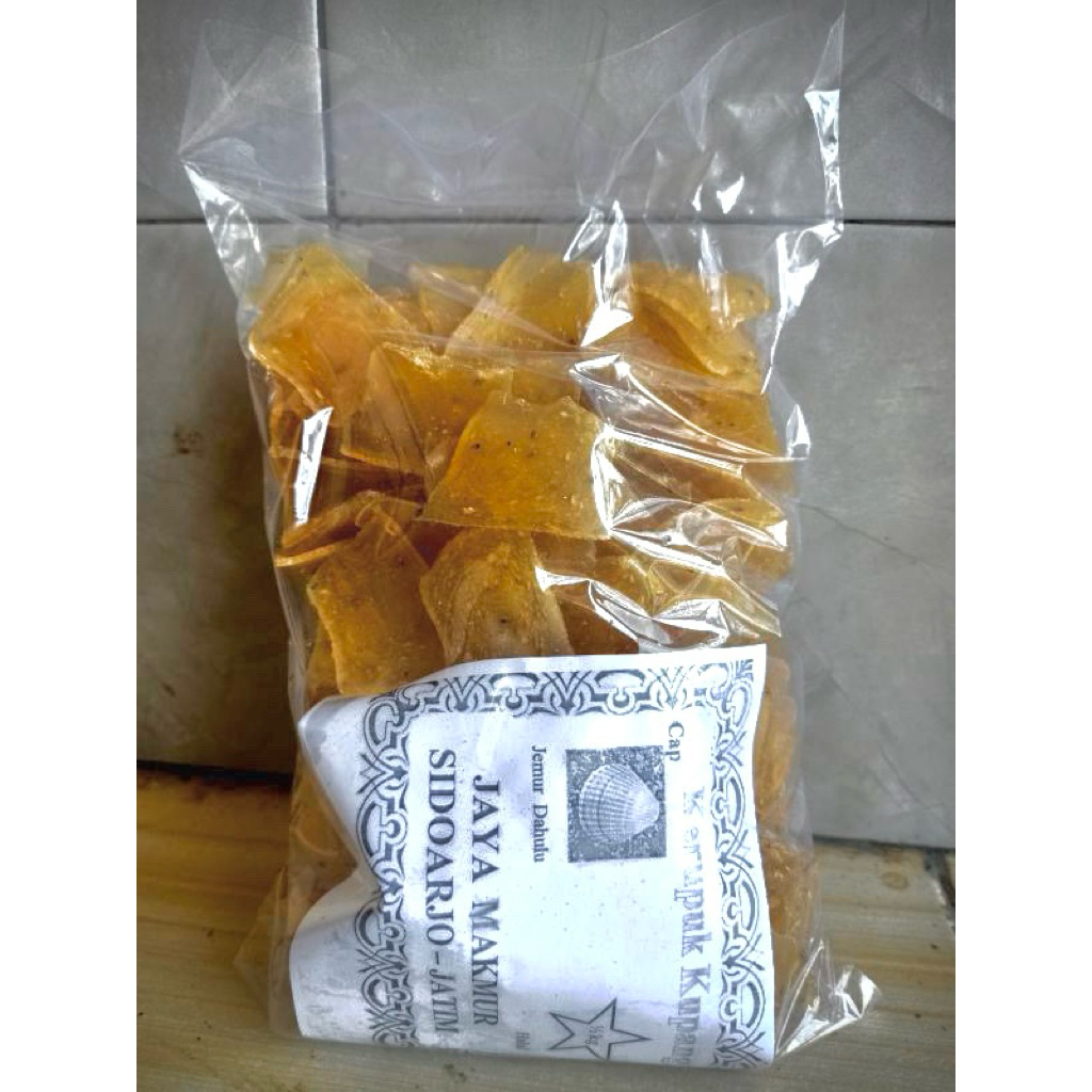 

Krupuk Kupang mentah Cap kerang SIDOARJO 500gram/1000gram
