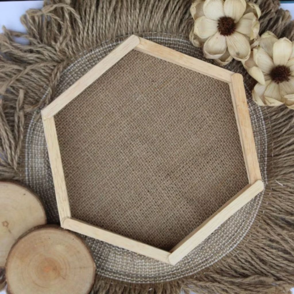 (BARU) FRAME HEXA PAJANGAN FOTO AESTHETIC BISA BUAT HANTARAN