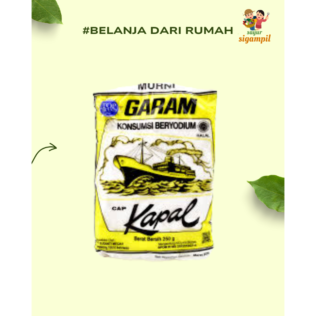 

Garam Yodium Cap Kapal 250gr
