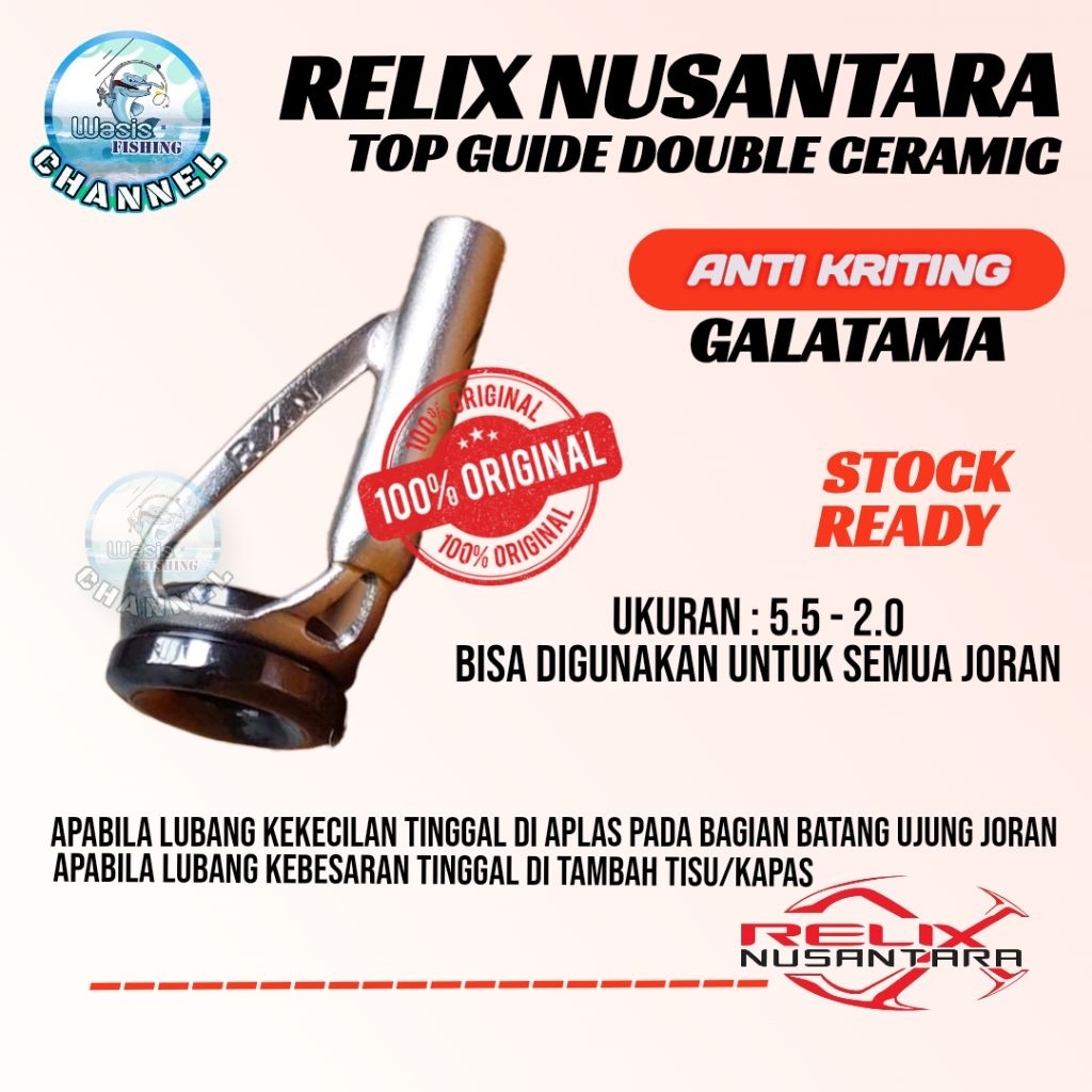 UJUNG MARIT RELIX NUSANTARA DOUBLE KERAMIK ANTI KRITING