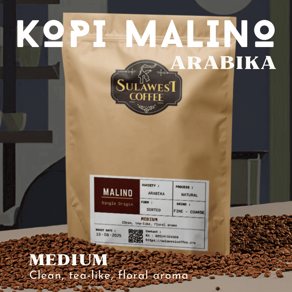 

Kopi Arabika Malino Medium Roast – 100% Specialty Coffee Sulawesi