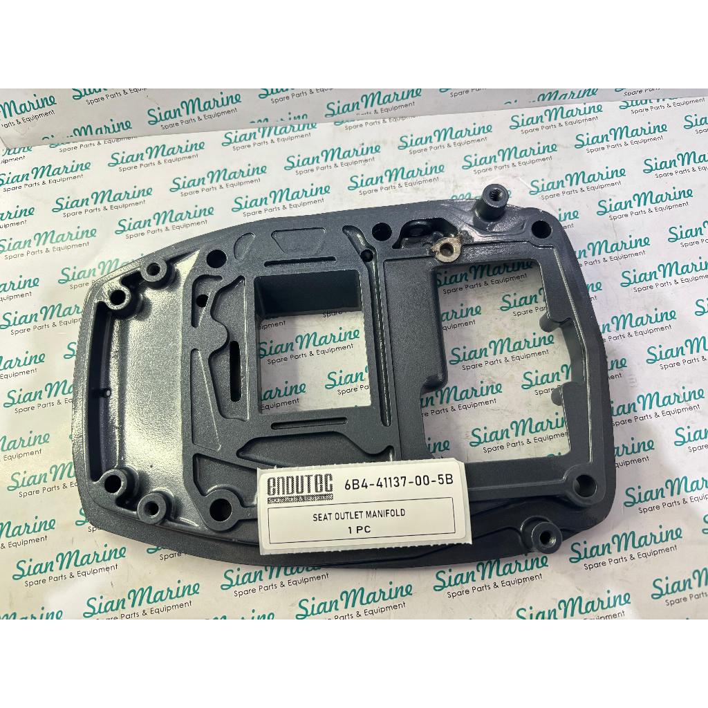 6B4-41137-00-5B PAPAN GUIDE MANIFOLD EXHAUST 15PK (KOTAK)/SUKU CADANG MESIN TEMPEL