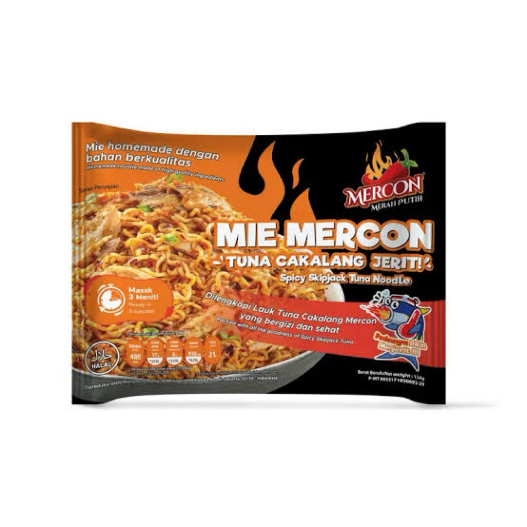 

MERCON MERAH PUTIH - MIE MERCON CAKALANG JERIT