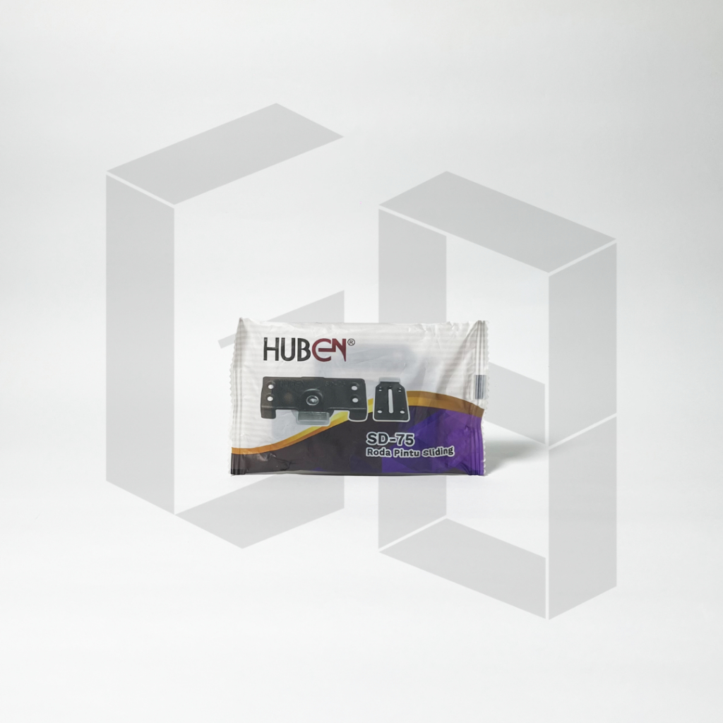 Roda Pintu Sliding Huben SD-75 | Roda Sliding Pintu Aluminium | Roda Rel Pintu Geser Warna Putih & O