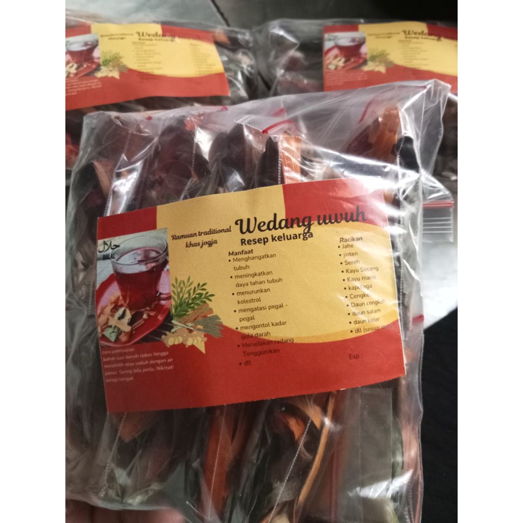 

wedang uwuh komplit plus gula batu