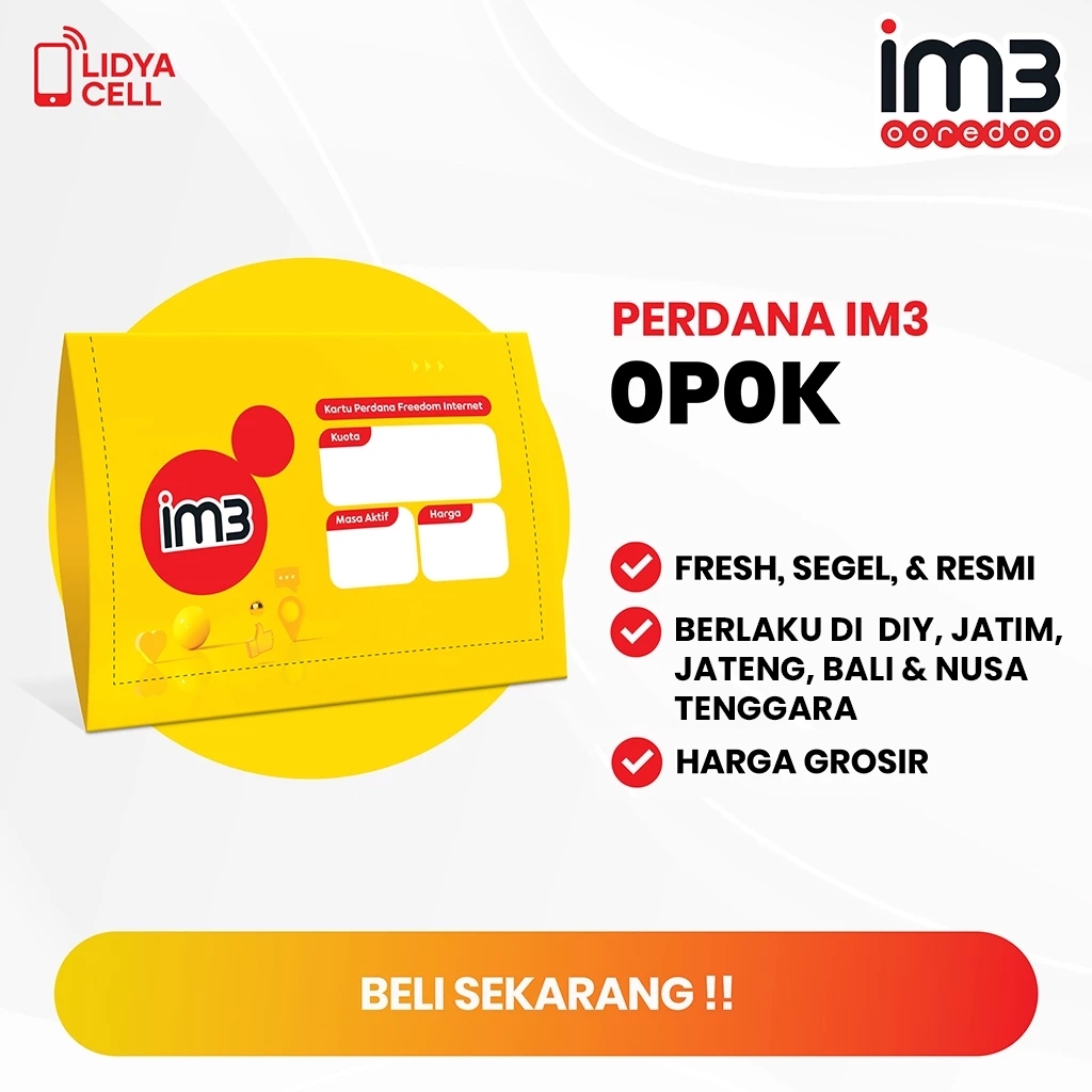 KARTU PERDANA IM3 INDOSAT SEGEL MURAH EXP LAMA