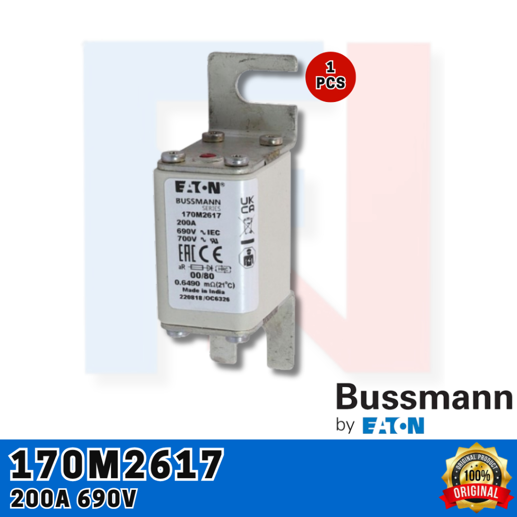 FUSE / SEKRING 170M2617 200A 690V Class gR EATON BUSSMANN