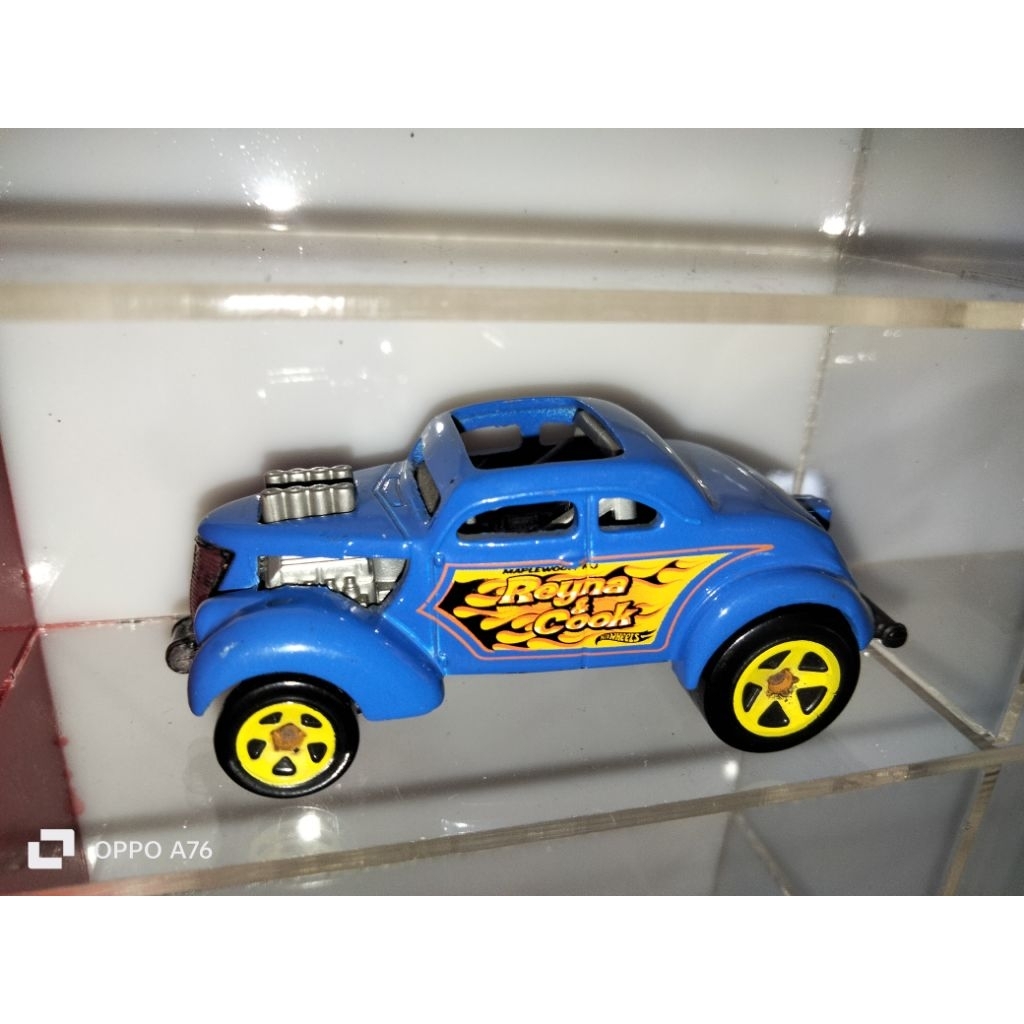 hot wheels pass n gasser biru loose