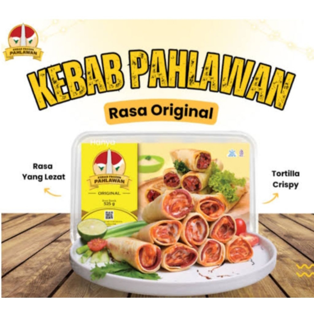 

Kebab pahlawan original isi 10 / kebab Frozen pahlawan