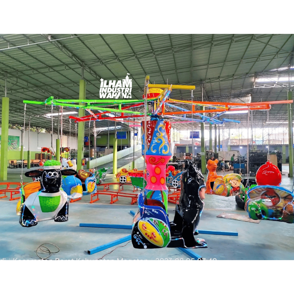 Wahana Odong Komedi Putar Gantung || Odong odong komedi putar gantung