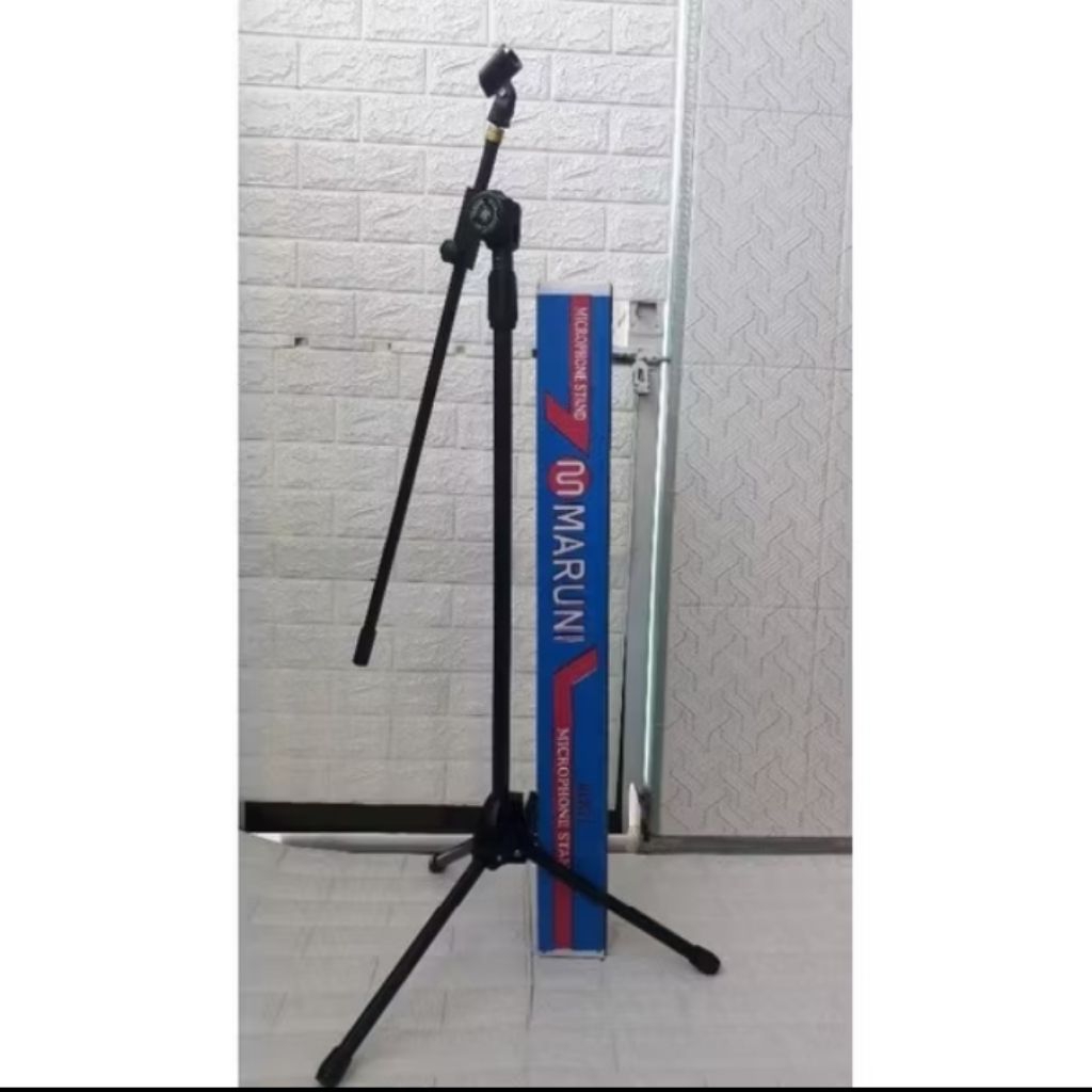 Stand Mic Maruni Panjang+Holder mic/Catok Mic