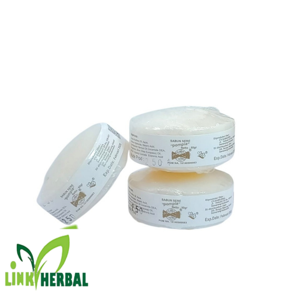 ORIGINAL SABUN SEREH BUNGA BAKUNG ( POMPIA ) Satuan Sabun Sere Pompia