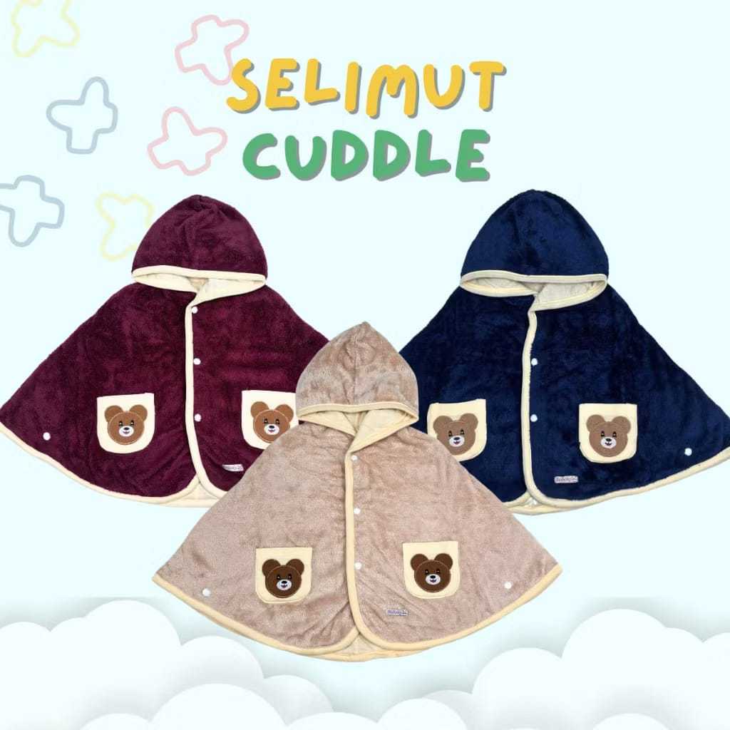 SELIMUT BULU BOBOKO CUDDLE | Selimut topi boboko halus | 72x75cm premium blanket