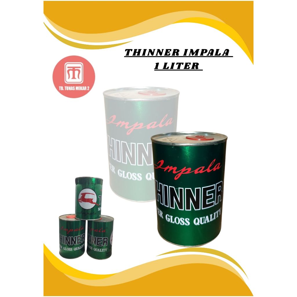 THINNER IMPALA 1 LITER PENGENCER CAT DUCO IMPALA 1 LITER