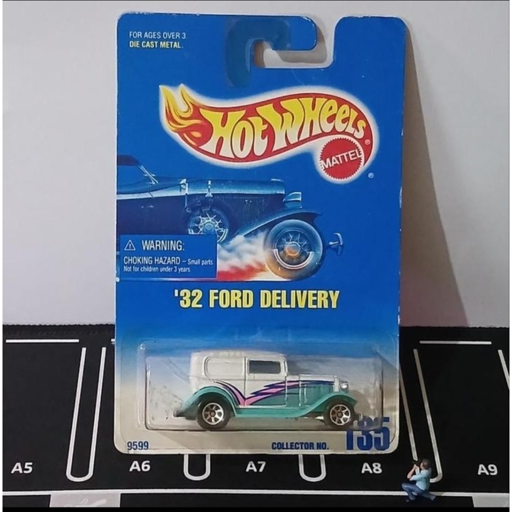 hot wheels 32 ford delivery blue card