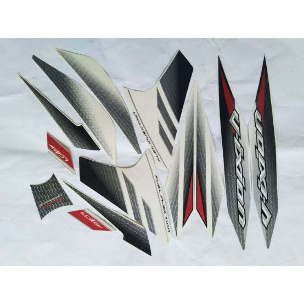 stiker striping yamaha vixion new 2014 putih