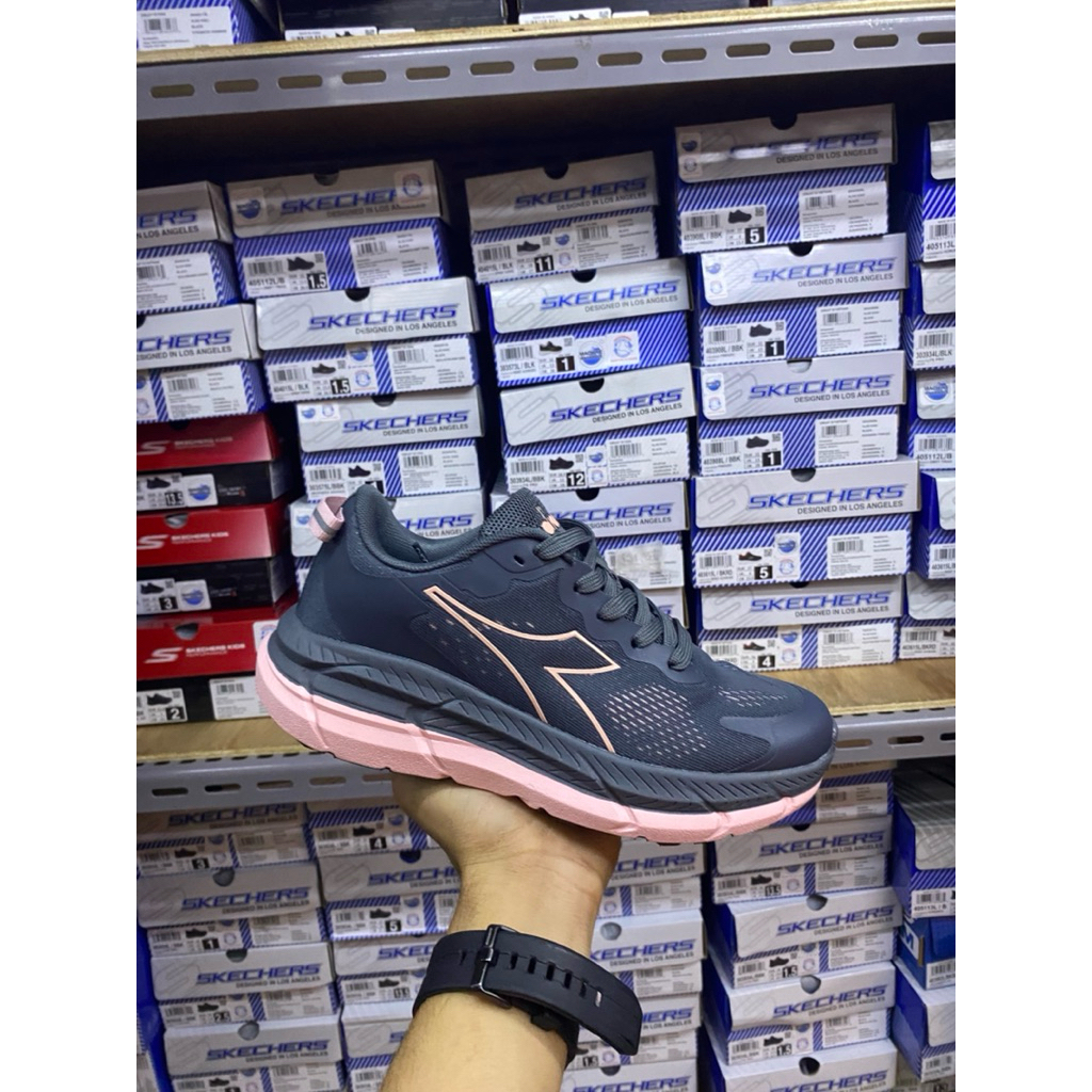 Sepatu Diadora original wanita / Diadora Nalin womens running shoes-dk grey
