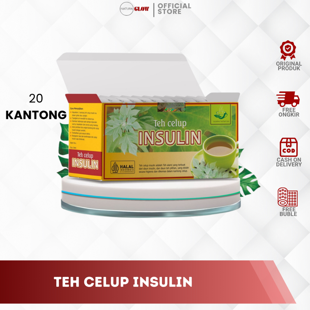 

TEH DAUN INSULIN TAZAKKA – teh herbal diabetes | kontrol gula darah alami | bantu pencernaan & redakan peradangan | teh insulin original 100% Tazakka