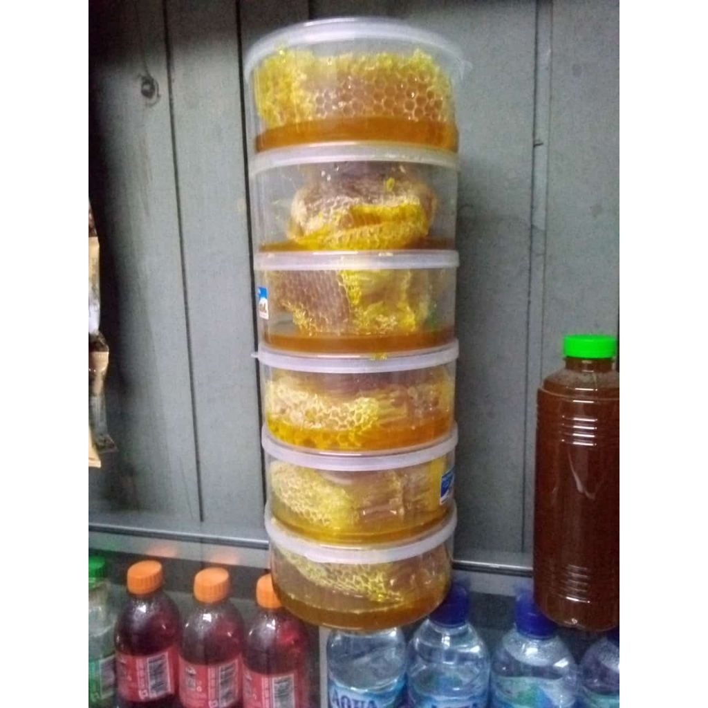 

Madu Hutan Madu Odeng asli 100% tanpa campuran450gram dengan sarangnya