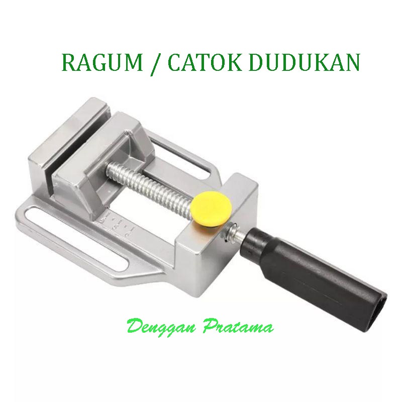 Ragum Bor Dudukan Clamp Catok Duduk / Klem Catok Bor Duduk