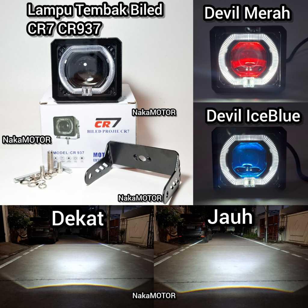 CR7 Lampu Tembak Biled CR937 Wateproof