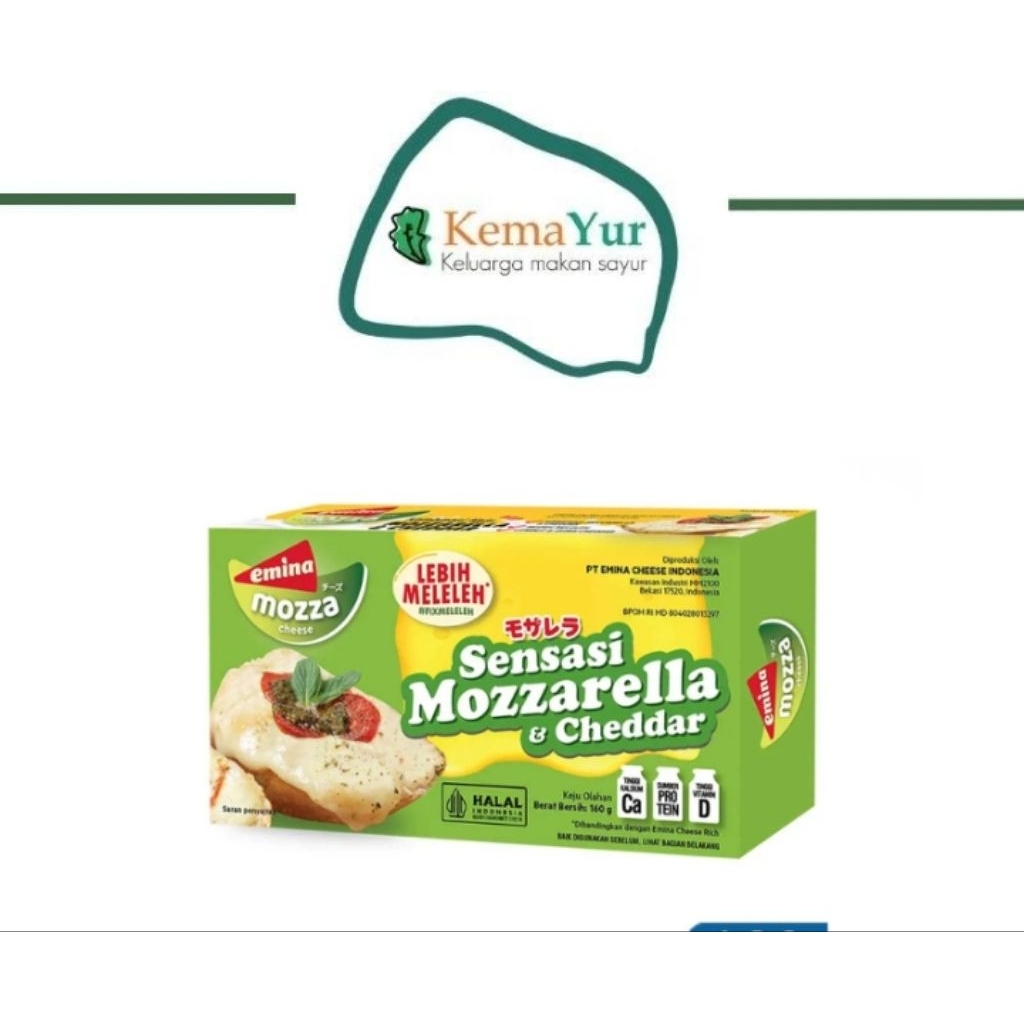

Emina block keju mozzarella 160gr
