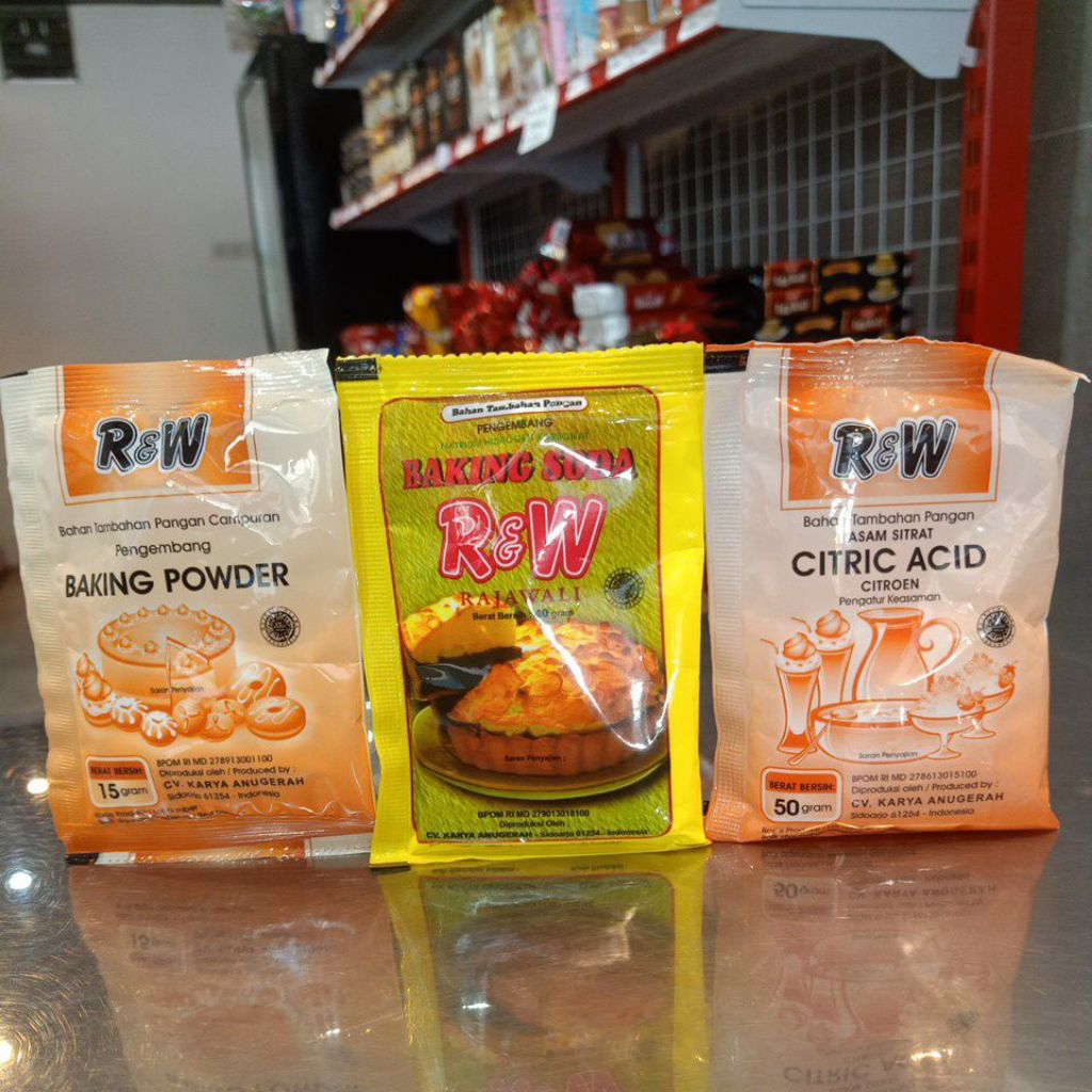 

RW pengembang makanan ,baking powder,baking soda,citric acid