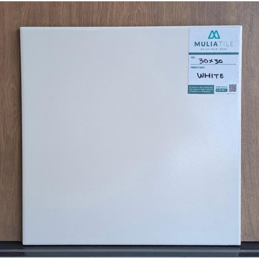 Keramik Lantai Mulia 30x30cm Putih polos